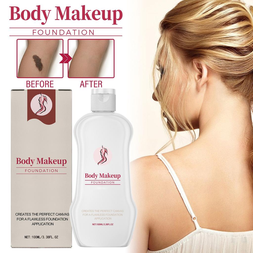 100ml Body Foundation Liquid Concealer Moisturizing Long Lasting Body Makeup