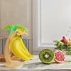 Simulated Leaf Fruit Vertical Storage Rack Keep Bananas Fresh Hanging Kitchen Rack  Home Supplies