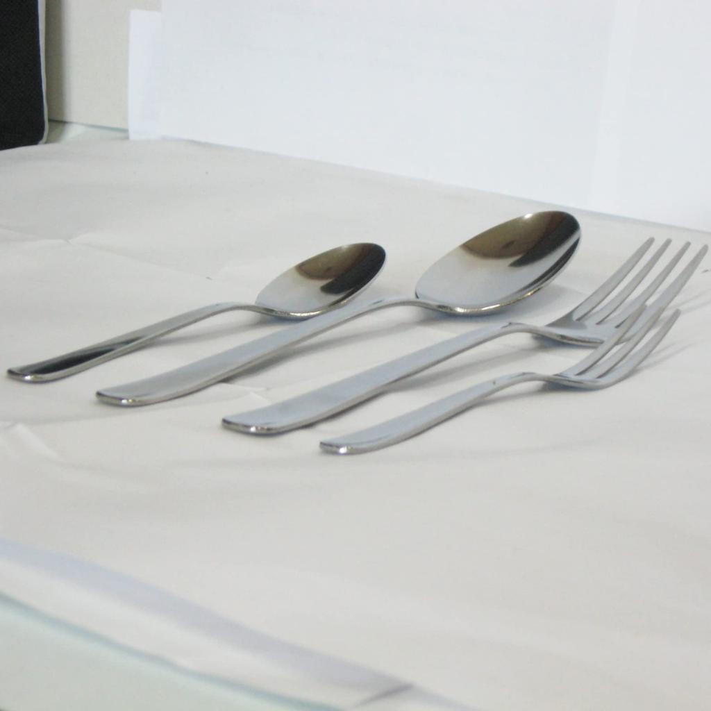Nagao Hakaku Dinner Cutlery 8 Stainless Dishwasher Made in Japan Set, Pieces, Steel, Safe,