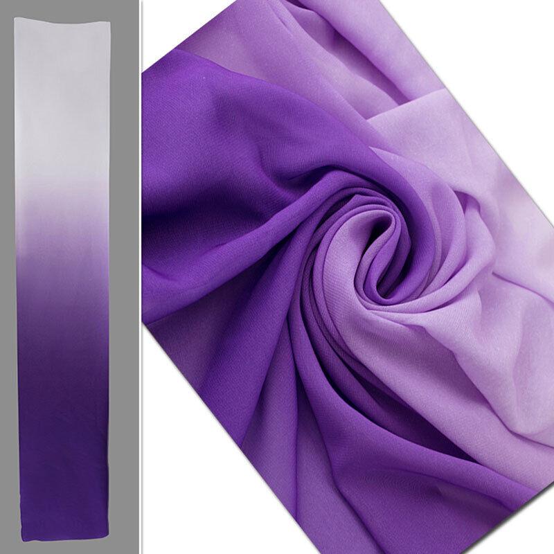 100x150cm Gradient Color Shade Fabric Summer DIY Dance Costume Dress 100D Chiffon 2 Tone Material Clothing Accessories