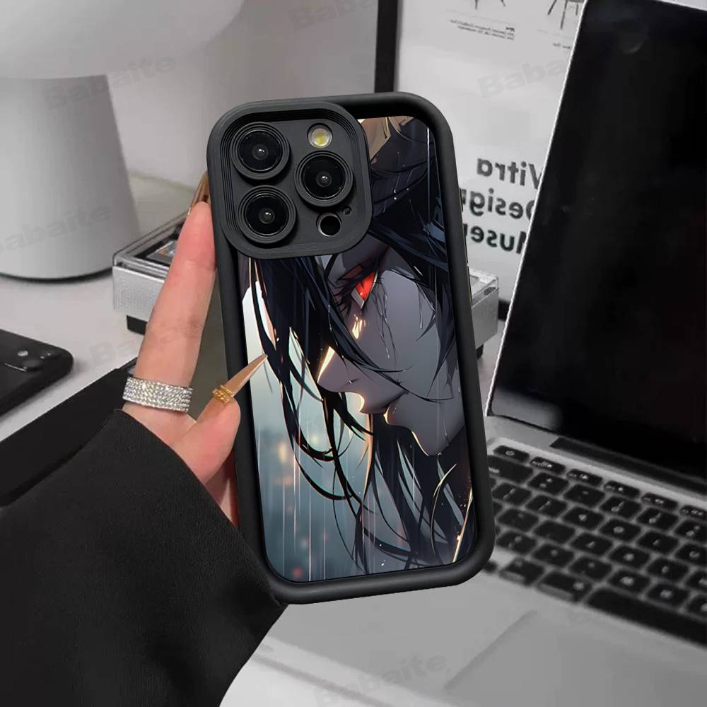 Cartoon Anime A-AlbedoS Phone Case For IPhone 17 16 15 14 13 12 11 Pro Max Plus Silicone Shockproof Case
