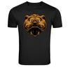 Bearded Bulldog Head Mascot Graphic T-Shirt