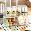 Tea Bag Storage Box Desktop Storage Rack Capsule Coffee Storage Case Transparent Organizer Durable Stackable Storage-shelves