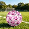 1pc Royal Rose Fantasy Size 5 Soccer Ball Professional Match Training Football Indoor &Outdoor Sports Ball Lightweight Durable M6546