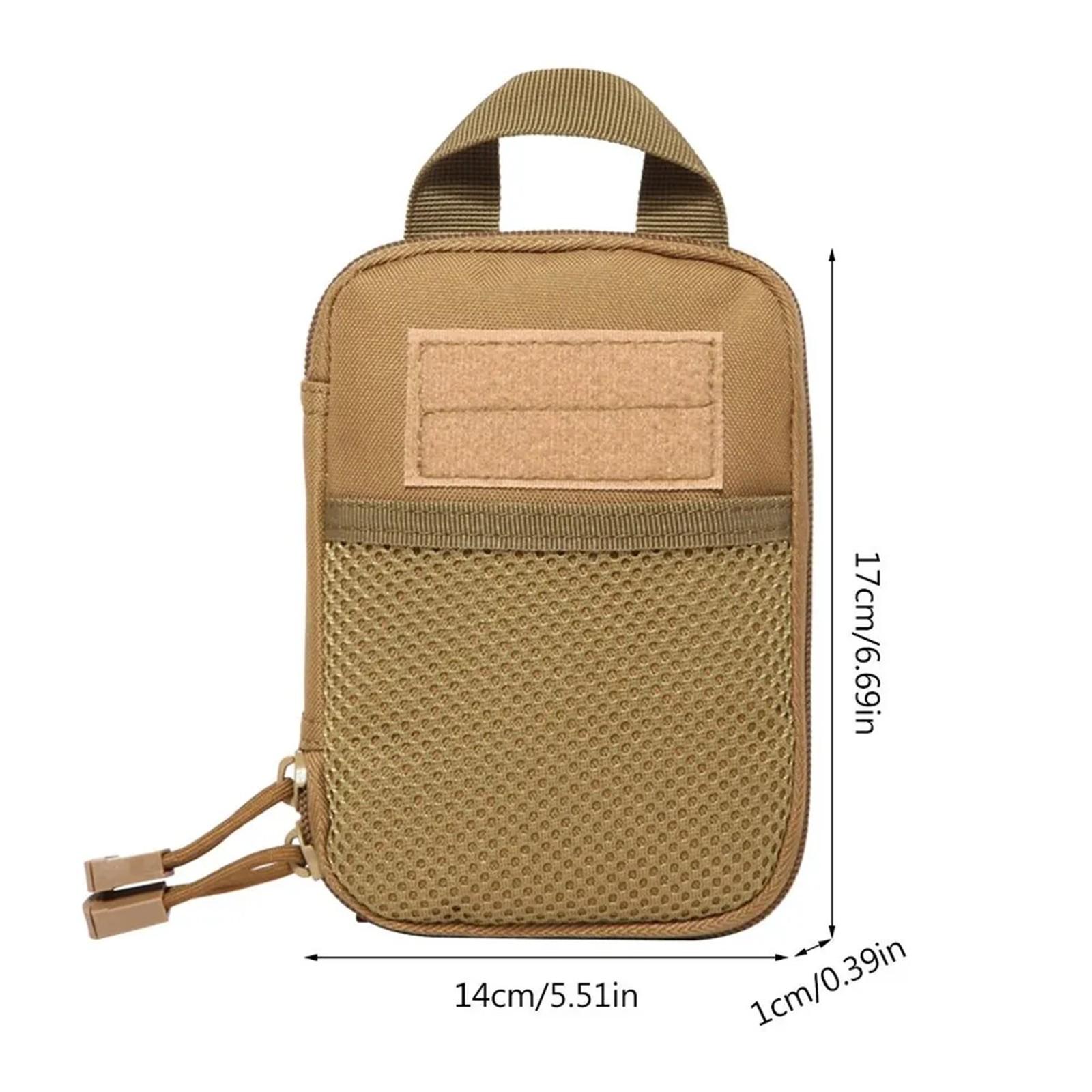 

Легка підвісна сумка-аксесуар, маленька сумка для інструментів, багатофункціональна камуфляжна маленька сумка, сумка-підвіска One Size хакі