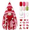 3D Holiday Crochet Kit Crochet Set Handheld Heart Gnome