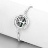 Neue Aromatherapie ätherisches Öl Diffusor Armband Edelstahl Zinklegierung Medaillon Armbänder Aroma Diffusor Parfüm Armband