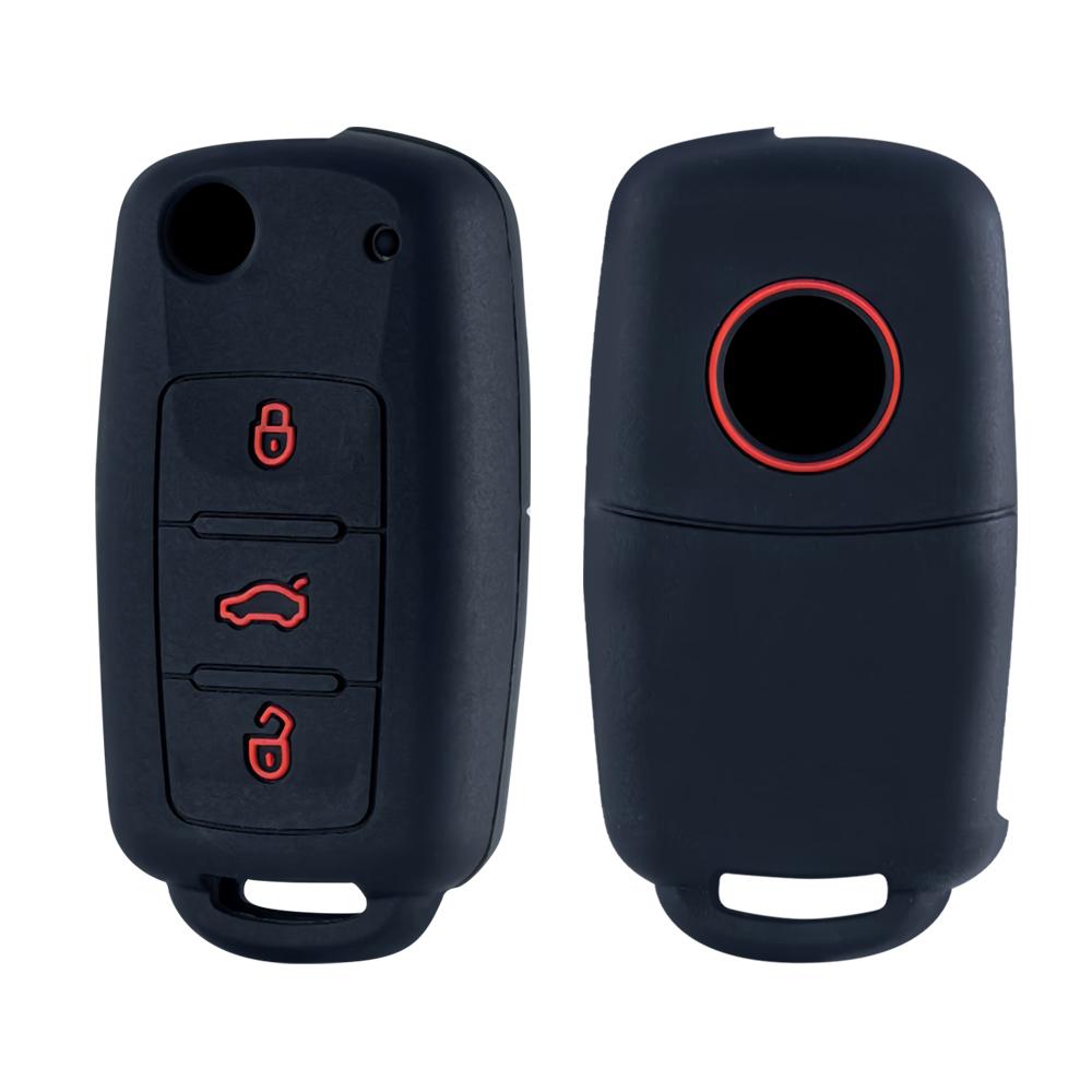 Silicone Car Key Case Key Cover For Vw Up Polo Golf 6 Passat B5 Touran Caravelle Jetta Caddy Touareg