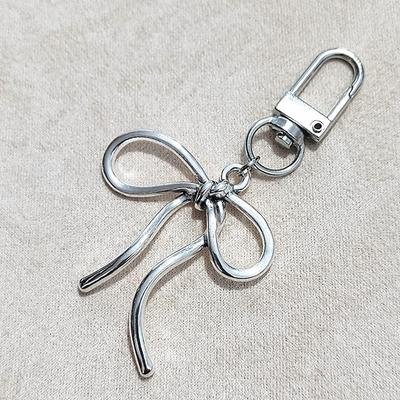 Porte-clés Nœud Papillon Décorations de Sac Porte-clés Ornement Charme Pendentif Cadeau pour Filles Femmes