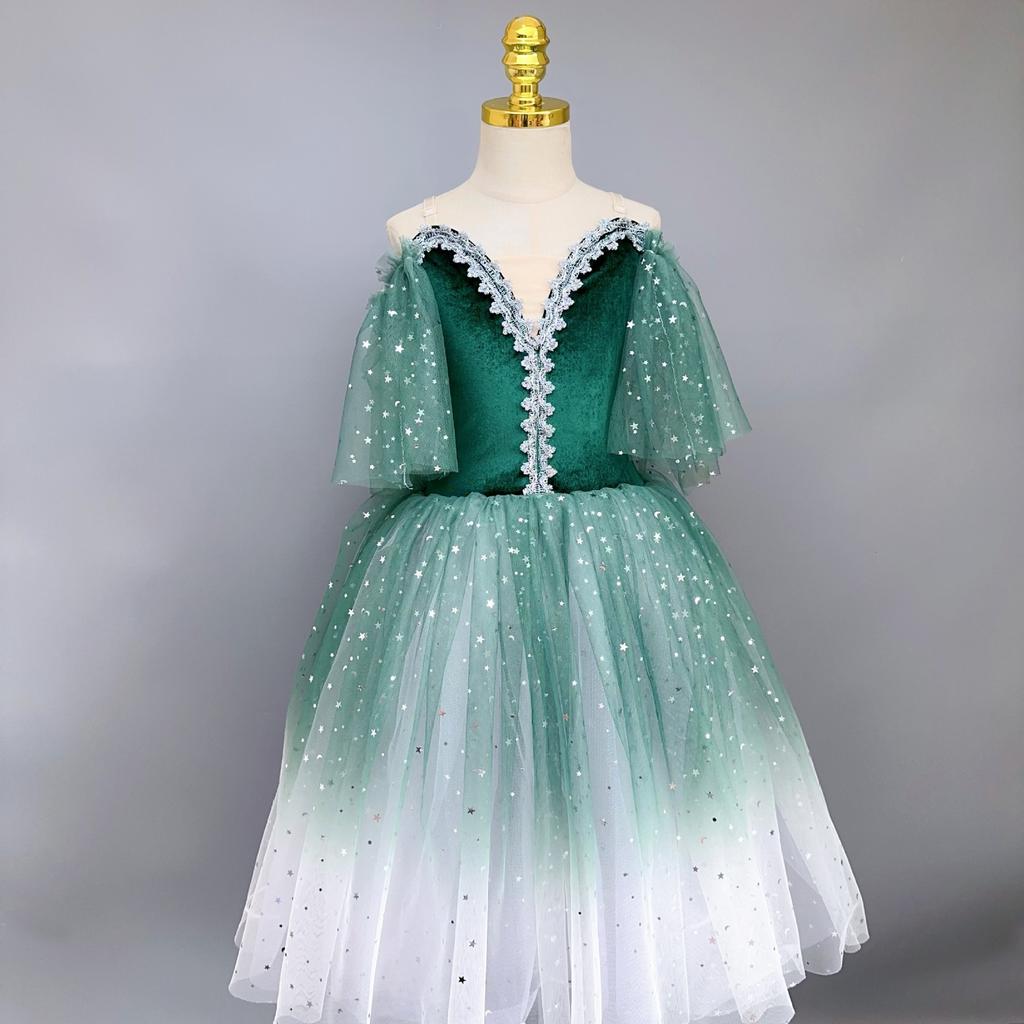 Romantic Tutu Ballet Dress Girls Kids Women Dress Performance Ballet Dance Dress Dance