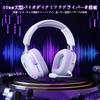 ATTACK SHARK G800 Gaming Professional Wireless Surround Sound with Sound 3 Aluminum 50mm AI Removable Adjustable Compatible with and PS5 Headset, RGB,