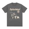 Rock Band Tokyo Hotel Beyond The World 2023 Tour Tshirt Unisexs Fashion Trend Summer Print 100 Pure  Casual Shortsleeved Black