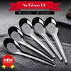 Stainless Steel Spoons, Soup Spoons, Thickened and Hardened, Household Long-handled Spoons, Adult Students, Eating Spoons, Western Food
