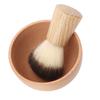 Men Shaving Brush Set Multipurpose Soft Bristles Lightweight Portable Shaving Brush Bowl Set for Salon Home Travel
