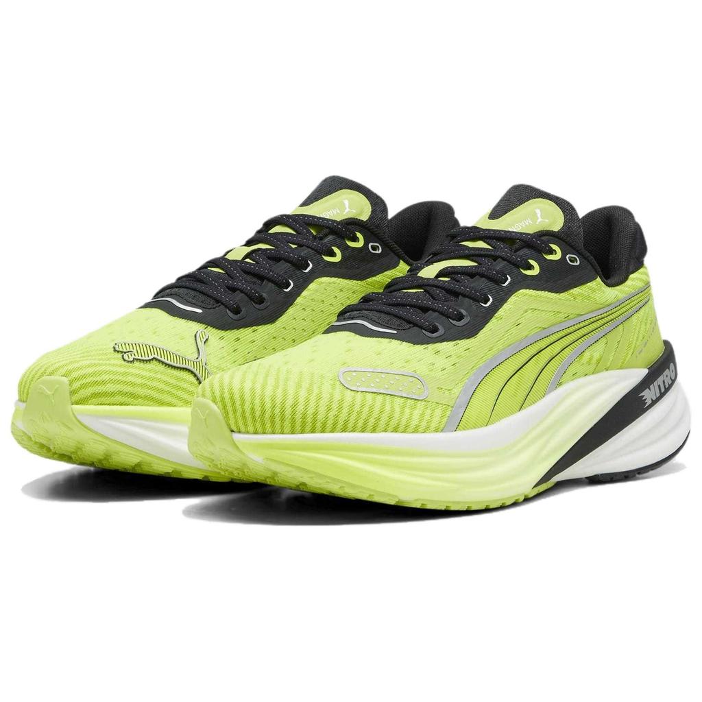 PUMA Magnify Nitro 2 Comfortable And Breathable Cushioning, Wear Resistant Low top Casual Running Shoes Men's 380090-02
