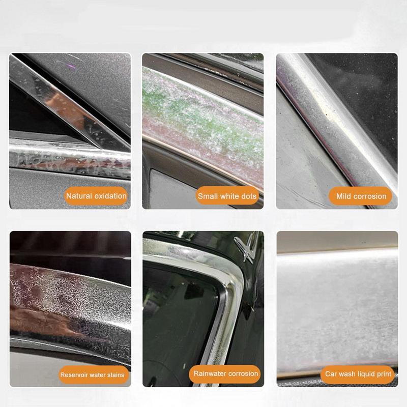 Car Chrome Trim Cleaner Rust Remover Refurbishing Plating Chrome Cleaner Metal Coatings Protectant All-Purpose Paint