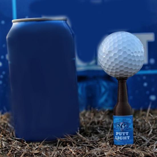 6Pcs Mini Beer Bottle Shaped Golf Tees Reduce Friction & Resistance Professional Golf Driver Tees Curved Serving Pins Practice