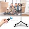 Bluetooth Aluminum Alloy Selfie Stick and Stabilizer with Universal Phone Stand