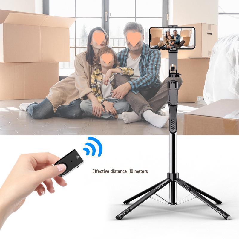 Bluetooth Aluminum Alloy Selfie Stick and Stabilizer with Universal Phone Stand