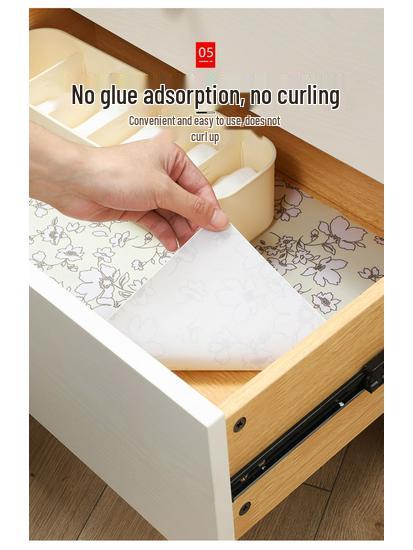 Waterproof Moisture-Proof Drawer & Cabinet Liner: Anti-Stain Mat for Kitchen, Wardrobe, and Shoe Cabinet Use
