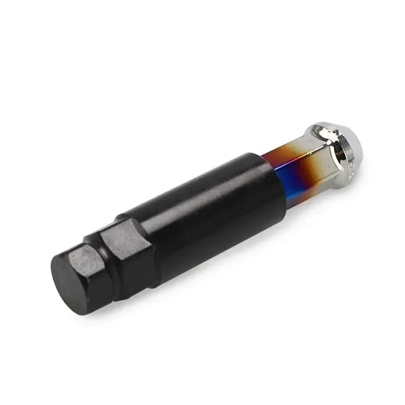 Steel Extended Open Racing Car Wheel Rims Lug Nuts Extended Tuner Nuts 20pcs/set Automobiles Wear Parts Nuts Bolts