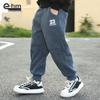 Boys' Plush Corduroy Winter Casual Pants