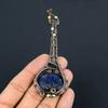 Natural Guitar Sodalite Gemstone Handmade Copper Wire Wrap Pendant 4.53 O0K02