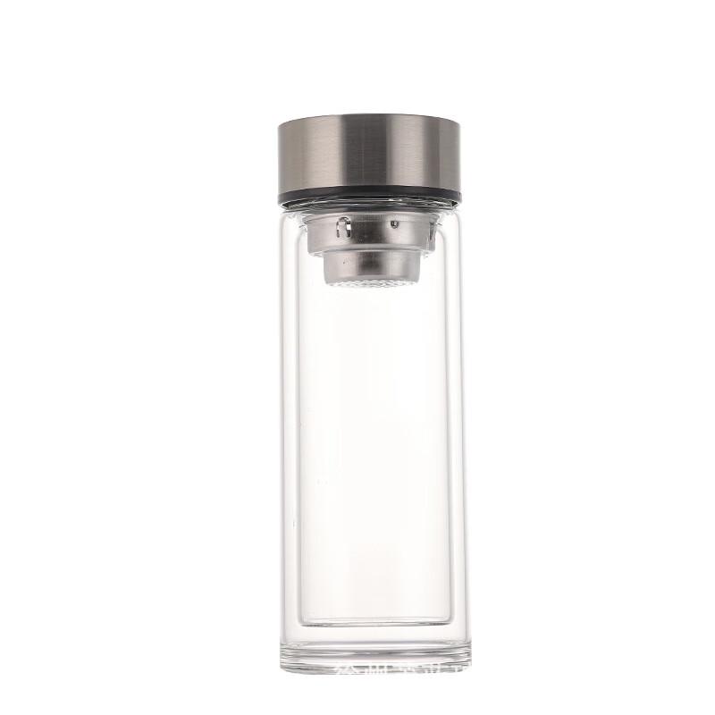 Shangqi Double-Wall Glass Tea Infuser Bottle with Temperature Display
