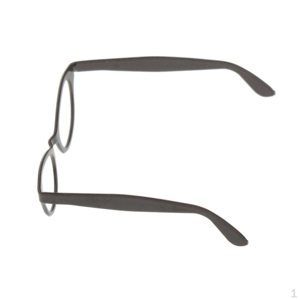 

Очки с линзами 1/6 и полной оправой для кукол 12 дюймов, фигурок чёрный