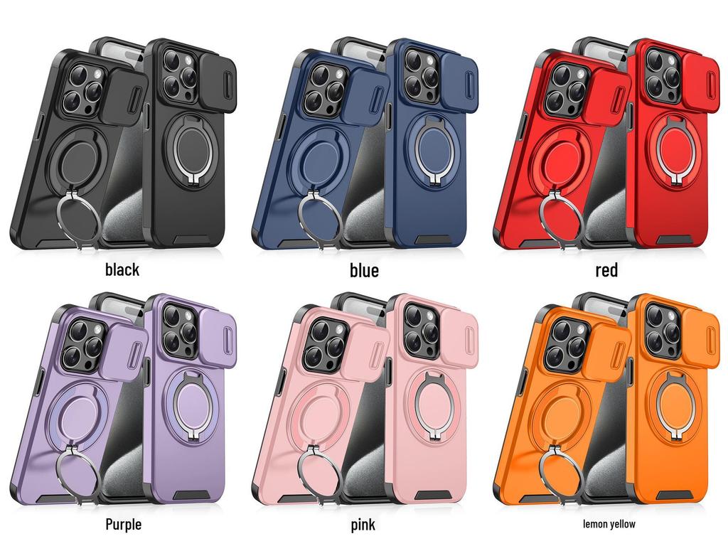 Linker Drop-Proof Stand Case for iPhone 17 Pro Max/16 Pro/15 Plus