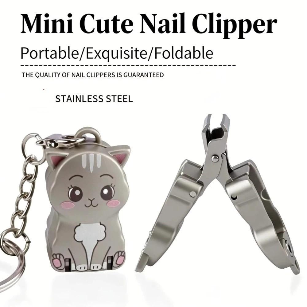 Foldable Nail Trimmer Compact Manicure Tool Exquisite Fingernail Trimmer Carry