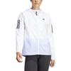 Adidas Otr Fw24 B Cb Hooded Zip Striped Long Sleeve Jacket Women Jacket White Purple JC9895