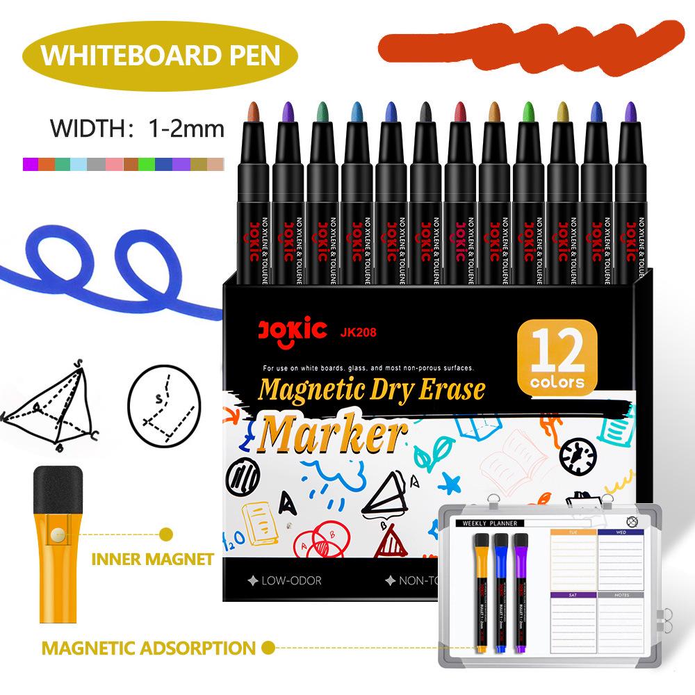 Eco-Friendly Water-Based Whiteboard Markers for Kids – Easy Erase, Bold Colors, Large Tip