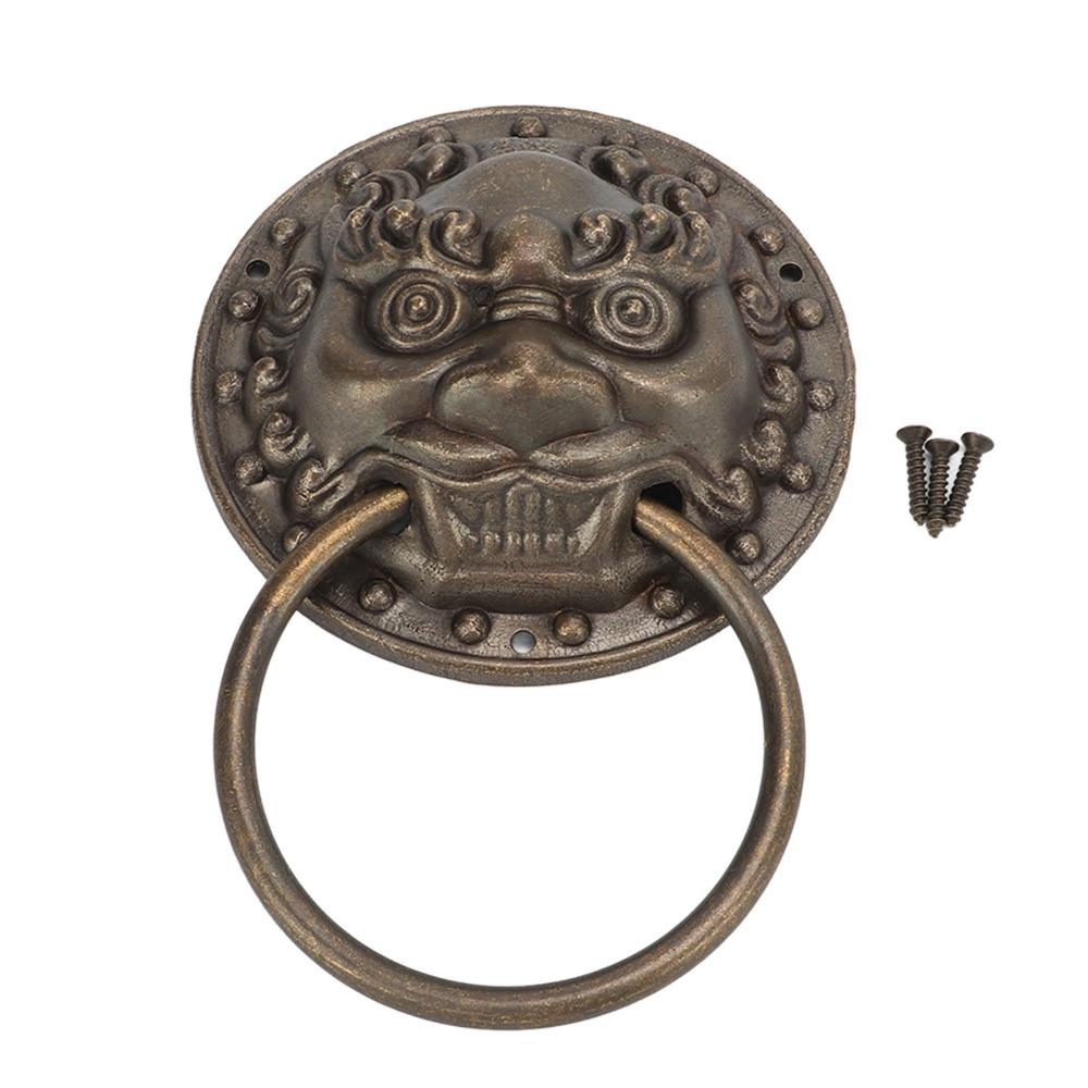 Bronze Antique Door Knocker Brass Door Handles Cabinet handle Decorative Knob  Home Furniture
