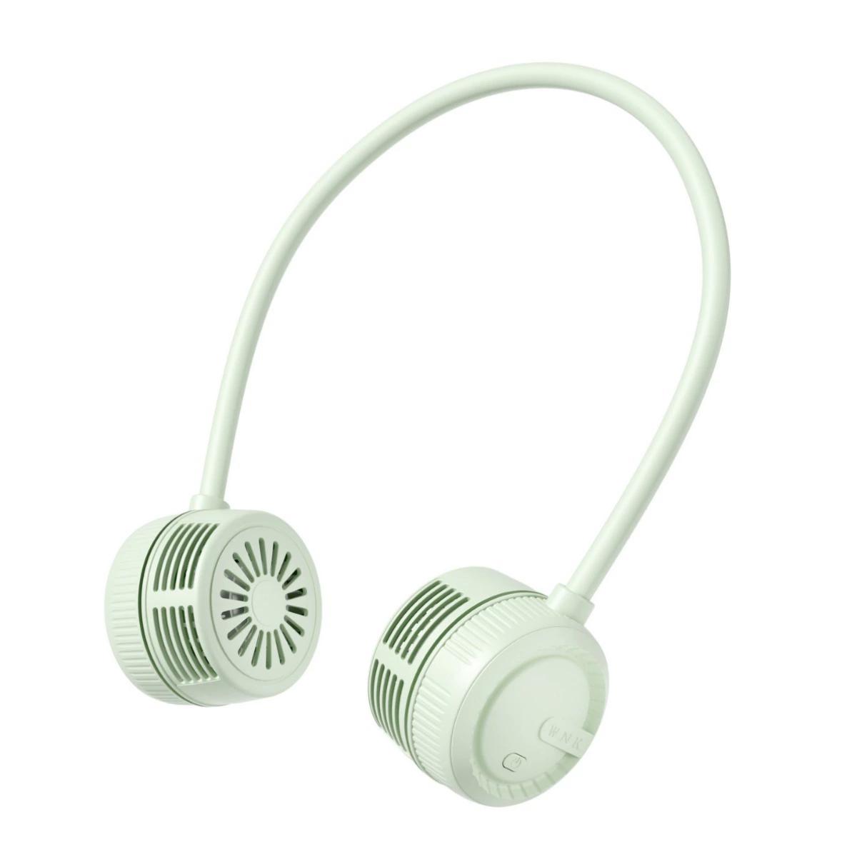 

Ventilador de cuello portátil plegable, recargable, silencioso para deportes, oficina y hogar