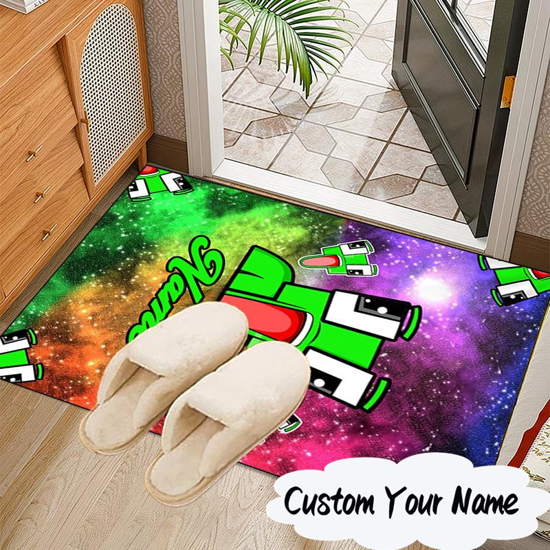 Custom Name Space Alien un-speakable Carpet, Chair Rug,Area Rug for Office Bedroom living rooms bedroom, Doormat decor Christmas fan gifts