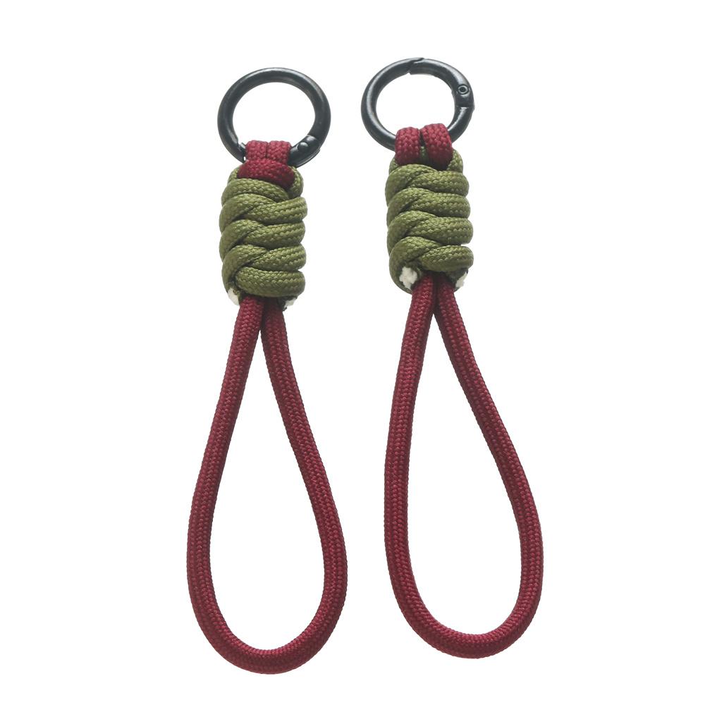 1pc Colorful Braided Lanyard Keychain for Phone Case Women Anti Lost Knot Rope Strap Car Key Chains Diy Accessories Keyring