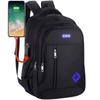 with USB Charging Port Business Notebook Backpack Casual Computer Bag  High School Student