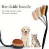 Pet Ear Cleaning Brush with Soft Plastic Bristles – Gentle Paw Cleaner for Dogs and Cats, Comfortable Oval Shaped Handle
