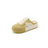 Mesh Bag Head Half Slippers Women's Outer Wear 2025 Spring and Summer New Versatile Lazy Flat Casual White Shoes Children