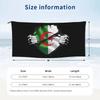 Algerian Pure Blood Flag Black  Beach Towel Soft Microfiber Quick Dry Absorbent Quick Towels For Yoga
