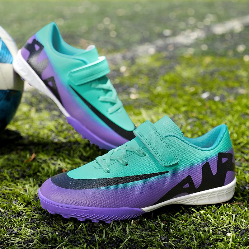 Neue Kinder Fußballschuhe TF Sneaker Fußballschuhe Spiel Bequem Rutschfest Jungen Professionell Ultraleicht Sportschuhe Unisex