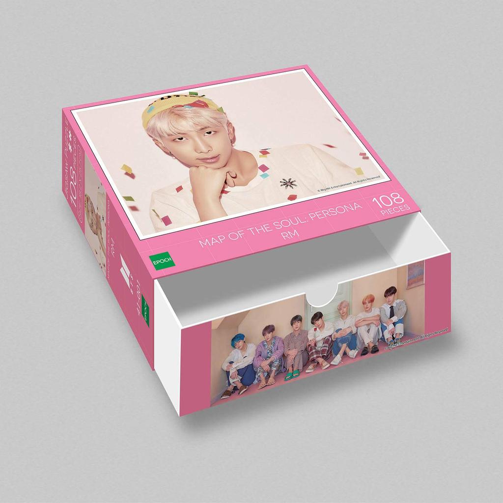 Epoch Jigsaw Puzzle BTS MAP OF THE X with and Spatula 108-Piece SOUL PERSONA-RM (18.2 25.7 Cm) 41-001 Self-Adhesive