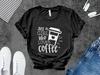Coffee Lover Graphic Tee - "Just a Girl Who Loves Coffee"