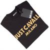 Just Cavalli Milano Men's T-shirt New Tonal Logo Black - Size: L