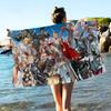 Game L-Lineage 2 Bath Towel Microfiber Soft Water Absorbing Breathable For Girl Kids Decorative Cartoon Beach Towel
