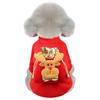 Warm Christmas Pets Clothes for Small Dogs Winter Soft Fleece Dog Sweater Cute Elk Print Pet Clothing for Chihuahua Puppy Cat