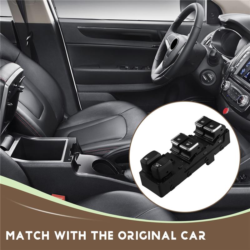 

3750030U1512 For JAC T6 S5 LHD Car Glass Lifter Switch Assembly Window Shaker Motor Button(AUTO)-A87Q чорний