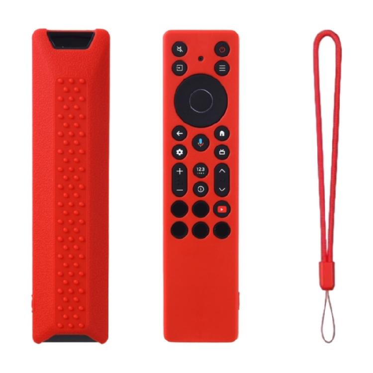 Textured Grip TV Controller Case Flexible Silicone Cover For RC923A FMB1/RC813A FMB1,QM6K QM7K Remote Protections