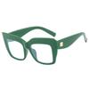 Oversized Women's Glasses Frame  Fashion Blue Purple Computer Eyeglasses Men Retro Square Frames Transparent Lens Eyewear